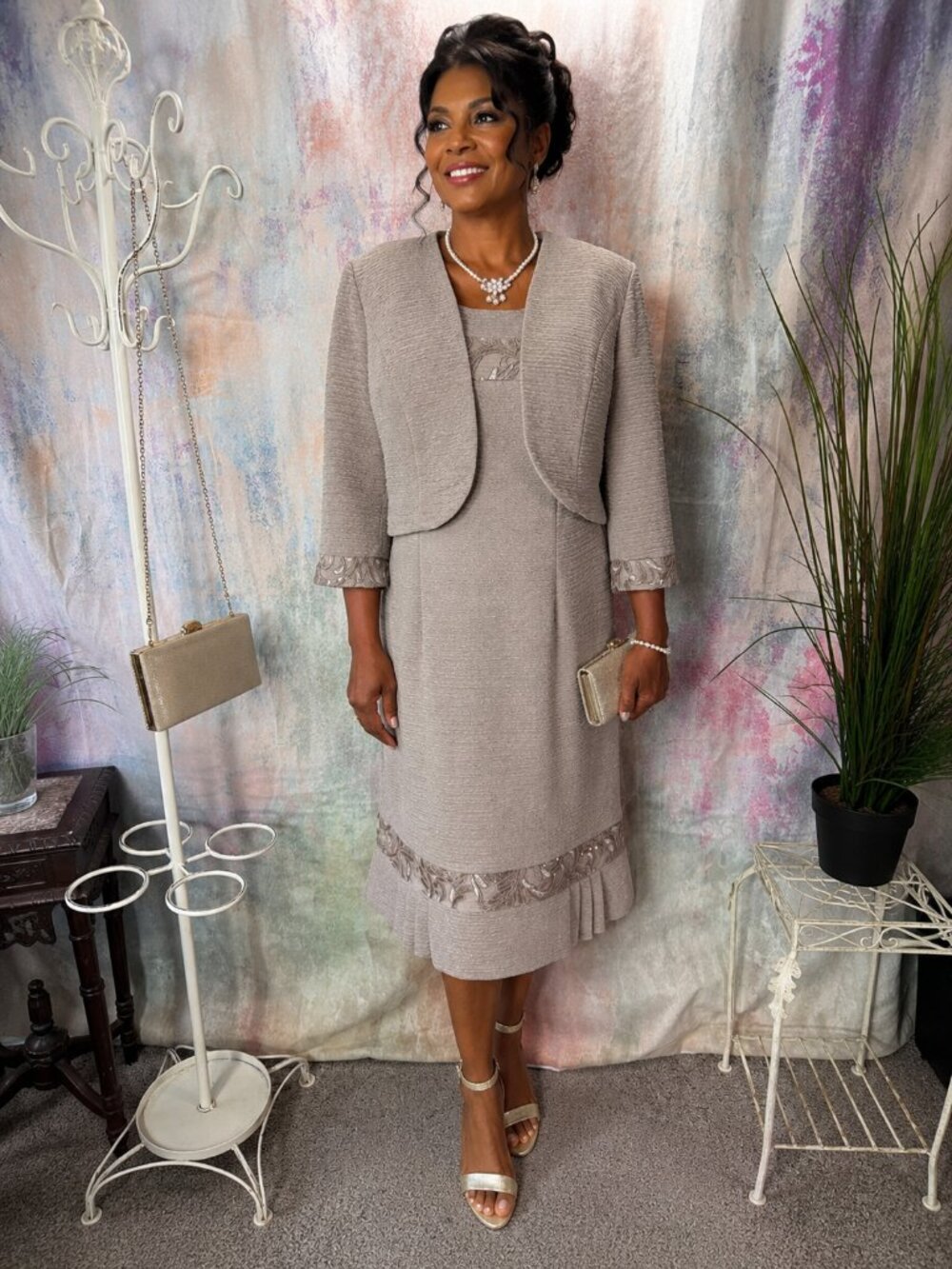 πMaya Brooke Elegance At Any Angle Mother Bride - Church Service Dress & Jacket